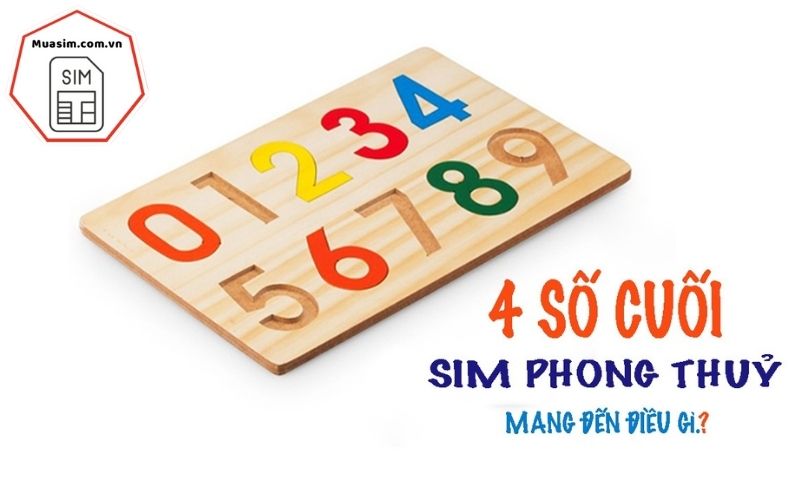 4 so cuoi sim phong thuy