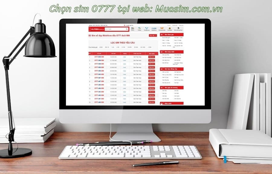 chon sim dau so 0777 tại mua sim